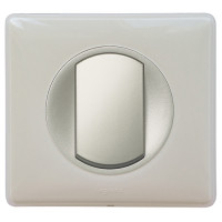 Legrand Выключатель 1-клавишный, вставка - титан,  классика - слоновая кость, серия Celiane