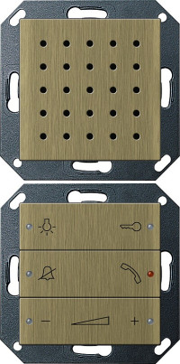 1280603 Gira Квартирная станция скрытого монтажа с переговорным устройством