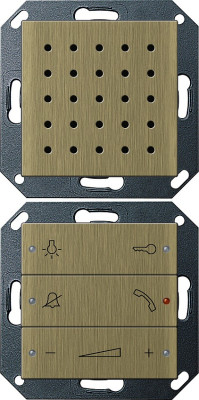 1280603 Gira Квартирная станция скрытого монтажа с переговорным устройством