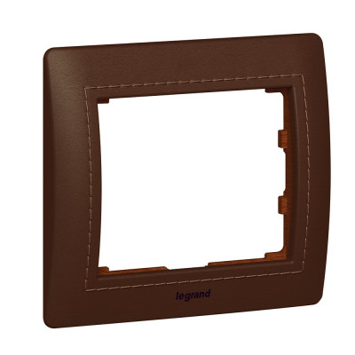 Legrand Рамка - Galea Life - 1 пост - из натуральной кожи - Club, 771995