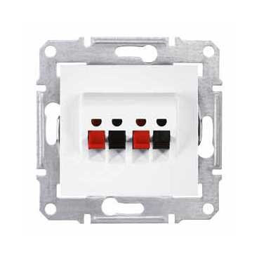 SDN5400121 - SE Sedna Бел Аудиорозетка 2-я, Schneider Electric