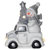 991-28 Светильник FRIENDS, 6X0,06W (LED), 3V, 20х23 см, пластик, белый,серый, 2x ААA (не в комплекте