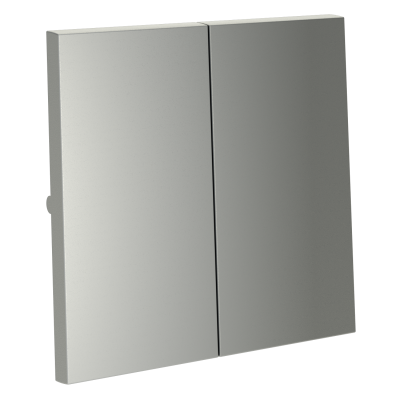 Клавиши для выключателя/переключателя двухклавишного, S70 (сталь), VLS000305