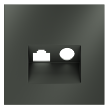 Накладка для розетки TV+RJ45 кат. 6, S70 (титан), VLS002706 Накладка для розетки TV+RJ45 кат. 6, S70 (титан), VLS002706