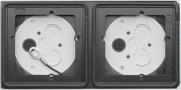 5502902 Gira Корпус накладного монтажа 2-местн. System 106