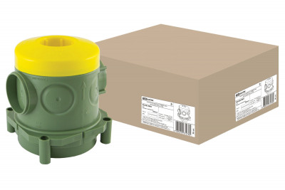 Установочная коробка СП 82х80х91,5мм, для заливки в бетон, TDM Electric, SQ1402-9004