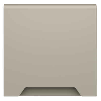 Накладка для розетки с заземлением, защитными шторками и крышкой, S70 (кашемир), VLS000803