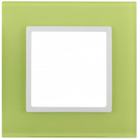 ЭРА 14-5101-26 Elegance Лайм/белый стекло Рамка 1-ая