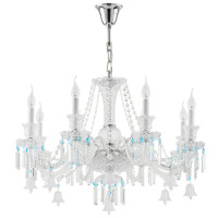 Lightstar 716084 (MD000010-8) Люстра подвесная CAMPANA 8х60W E14 ХРОМ (в комплекте)