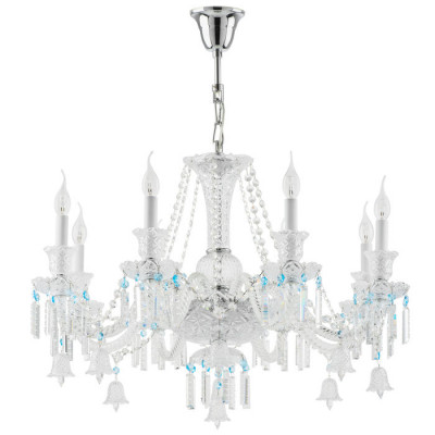 Lightstar 716084 (MD000010-8) Люстра подвесная CAMPANA 8х60W E14 ХРОМ (в комплекте)