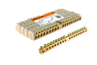 Шина "N" нулевая 6х9мм 18/1 (18 групп/крепеж по центру) TDM Electric, SQ0801-0043