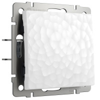 Werkel W1212001/ Выключатель одноклавишный проходной (hammer белый), a052027 Werkel W1212001/ Выключатель одноклавишный проходной (hammer белый), a052027