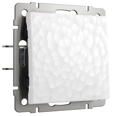 Werkel W1212001/ Выключатель одноклавишный проходной (hammer белый), a052027