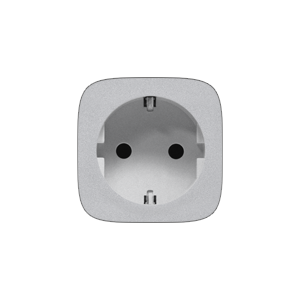 755207 - Valena ALLURE.Лицевая панель розетки 2К+З.Алюминий, Legrand