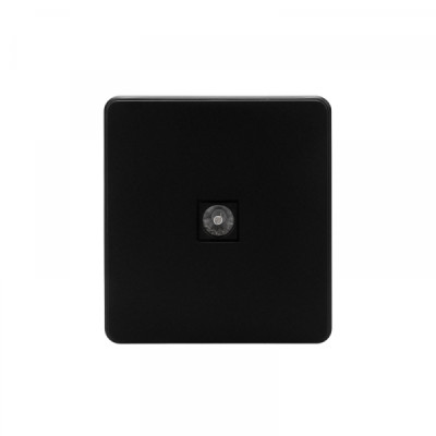 Розетка ROUND TV с/у оникс KRANZ, KR-78-0723-3