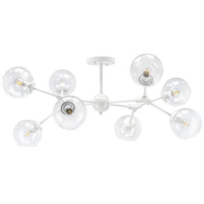Lightstar 785086 (SX1374-8B) Люстра BETA 8x40W E27 БЕЛЫЙ (в комплекте)