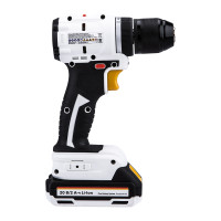 Дрель-шуруповерт бесщеточная аккумуляторная, Li-Ion, 20В, 55 Нм, 2 акк. х 2Ач, в кейсе KRANZ, KR-PT-055