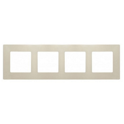 672514 - Рамка 4 поста - Legrand Etika - слоновая кость, Legrand