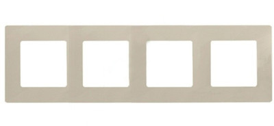 672514 - Рамка 4 поста - Legrand Etika - слоновая кость, Legrand