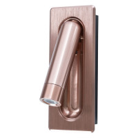 Arte Lamp ADHIL, Бра, цвет арматуры - МАТОВОЕ ЗОЛОТО, 3W LED, A8236AP-1SG