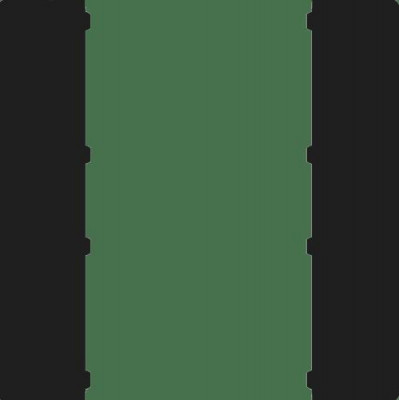 GVS CHKAM-02/55.1.01 Клавиши для CHPBD, 2 шт. черный матовый