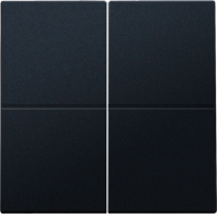 Niko Home Control Черный Клавиша 4-ая, 230V, 161-31008