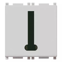 Vimar Розетка телефонная 8 контактов Французский стандарт на 2 модуля, серебро, 14327.SL