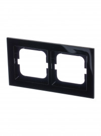 ABB BJE Axcent Черный Рамка 2-ая