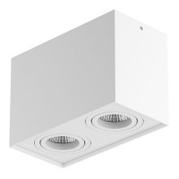 Lightstar 052086 Светильник RETTANGO 2*GU10 БЕЛЫЙ IP20 (в комплекте)