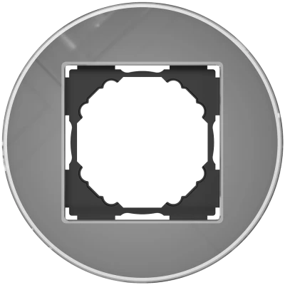 Donel A07 Natural Round Дымчатое стекло рамка 1-я, серия DB, DERN211SG