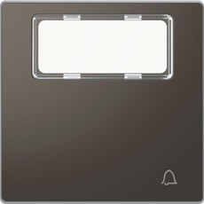 D-Life Клавиша 1-ная, с полем для надписи, звонок, антрацит