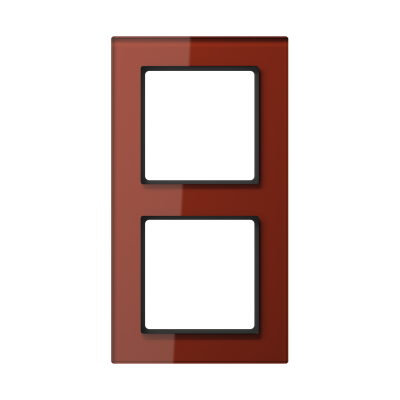 Рамка 2-кратная; красный оксид, AC582GLRT