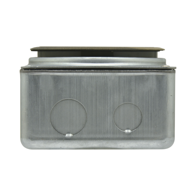 Donel Лючок в пол 3 мод. (1 мод. 45х45 мм. + 1 мод. 22.5х45 мм.), античная латунь, круглый, металл, IP65, (с уст. набором), DFB3MZBC