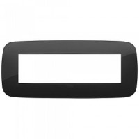 19687.81 - Vimar Накладка ROUND на 7 модулей черная