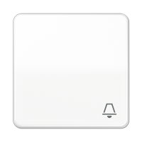 Клавиша ударопрочная с символом "звонок" для кнопок; белая, CD590BFKWW