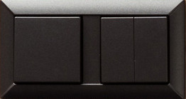 Jung Блок: Выключатель 1-клавишный с розеткой 2к+з,  серия ECO PROFI