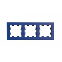 ATN001103 - ATLASDESIGN 3-постовая РАМКА, универсальная, АКВАМАРИН, Systeme Electric