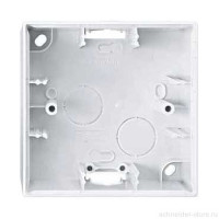 M-Elegance Коробка 1-ная для накладного монтажа, бел.