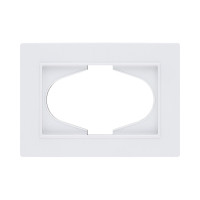 Рамка для двойной розетки, белый Kollinger Eleganz Plex EP120WH