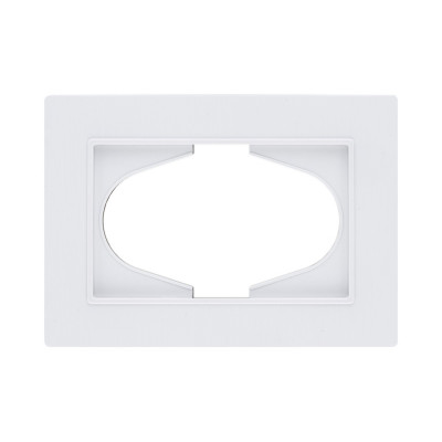 Рамка для двойной розетки, белый Kollinger Eleganz Plex EP120WH