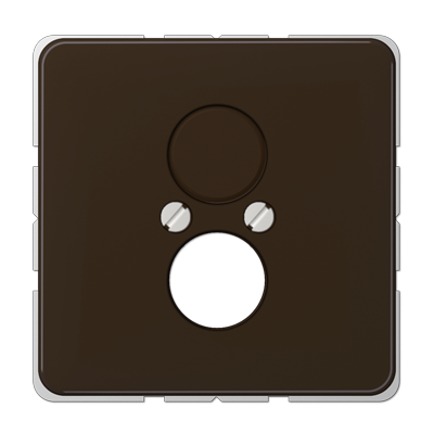Крышка для 2-х гнезд; коричневая, CD562BR