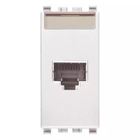 Vimar Розетка RJ45 NETSAFE CAT5E FTP 110, белая, 20339.5.B