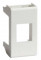 ДКС Адаптер для информационных разъемов SIEMON, «Viva», 1 мод., белый, 45008