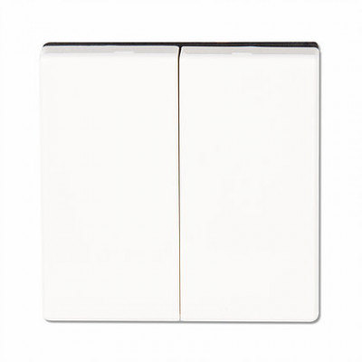 Клавиша для двойного выключателя; белый, EP495WW