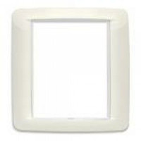 Vimar Накладка ROUND на 8 модулей арктическая белая с белым обрамлением, 20698.B01