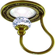 FD1034CLPB Fede Светильник PARIS DE LUXE, Bright Patina