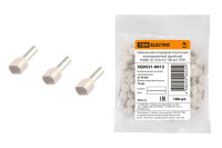 Наконечник штыревой втулочный изолированный (двойной) НШвИ (2) 10,0х14 (100 шт) TDM Electric, SQ0521-0012 Наконечник штыревой втулочный изолированный (двойной) НШвИ (2) 10,0х14 (100 шт) TDM Electric, SQ0521-0012