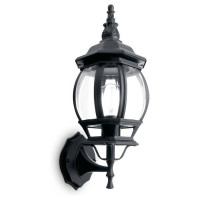 Светильник садово-парковый, 100W 230V E27 черный, 8101/PL8101 (на стену вверх), Feron 11096