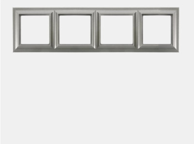 Рамка 4-поста; Eco Profi  Standart; термопласт; алюминий, EPS484AL