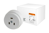 Розетка РШ 32А 250В 2Р+РЕ СУ белая TDM Electric, SQ1812-0006